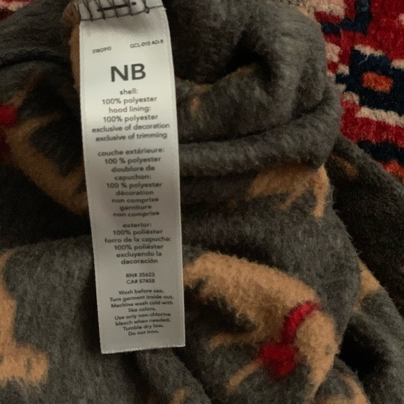 Carter’s Just One You Hooded Zip Up Jumpsuit NB - Picture 5 of 5